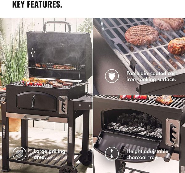 VONHAUS GAS OR CHARCOAL GARDEN BBQ! - Image 4