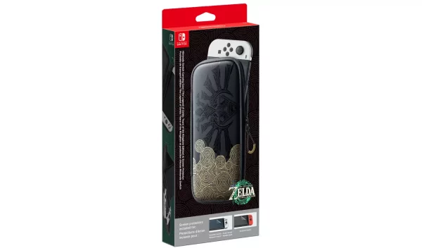 NINTENDO SWITCH OLED NEW ZELDA LTD EDITION BUNDLE! - Image 8