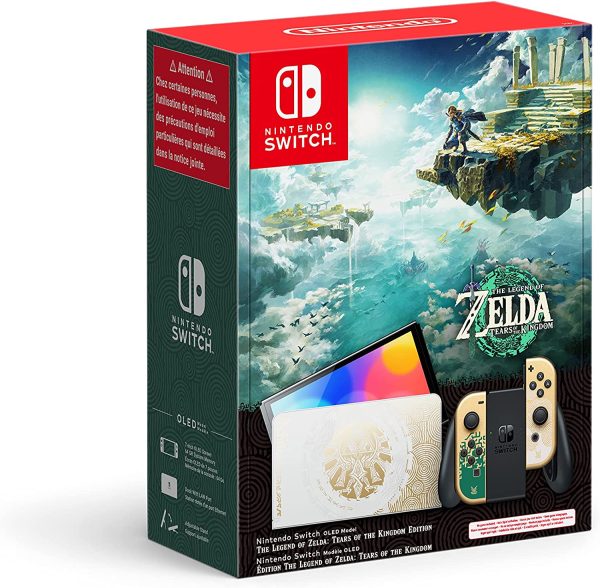 NINTENDO SWITCH OLED NEW ZELDA LTD EDITION BUNDLE! - Image 9