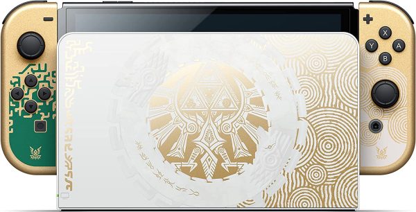 NINTENDO SWITCH OLED NEW ZELDA LTD EDITION BUNDLE! - Image 2