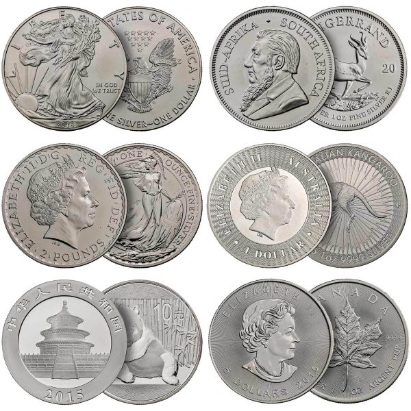 6 SILVER FLAGSHIP COINS OF THE WORLD SET + INSTANT WINS - Image 2