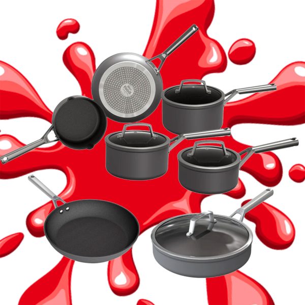 NINJA ZEROSTICK EXCLUSIVE 7 PIECE COOKING PAN SET #2