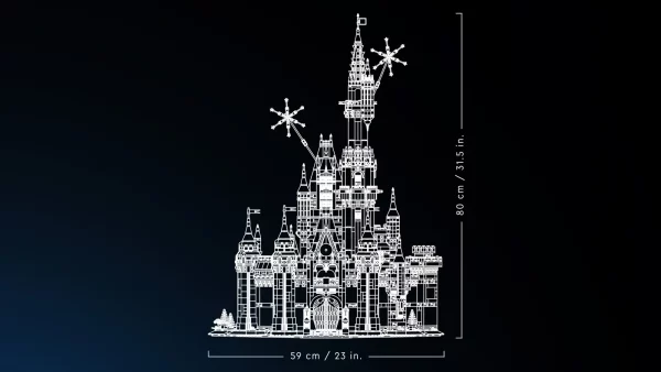 LEGO NEW DISNEY CASTLE 100 YEAR ANNIVERSARY - Image 7