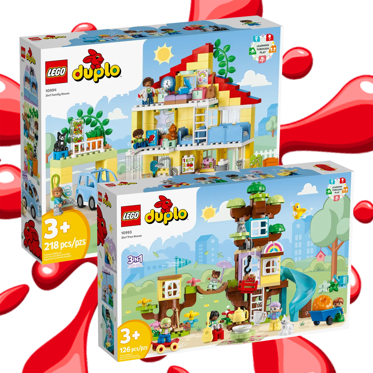 LEGO® DUPLO® Town 3-in-1 Tree House 126 Piece Building Set (10993)