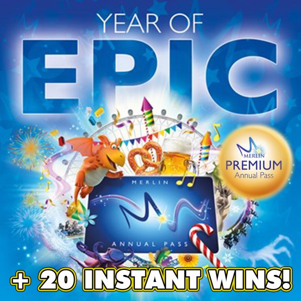 4x MERLIN GOLD ANNUAL PASSES + INSTANT WINS!