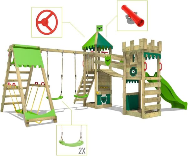 FATMOOSE RIVERRUN XXL CLIMBING FRAME SWING SET + INSTANT WINS! - Image 4