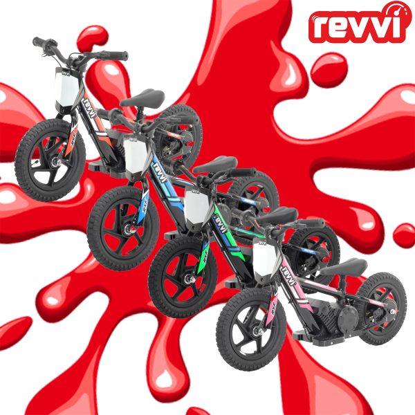 REVVI 12" CHILDRENS ELECTRIC BIKE - 2 WINNERS!