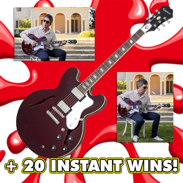 NOEL GALLAGHER OASIS RIVIERA EPIPHONE GUITAR! + INSTANT WINS!