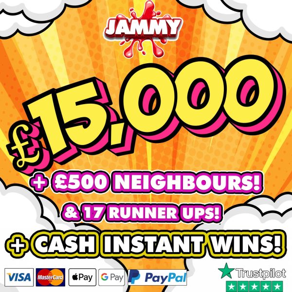 £15,000 BIG CASH COMPETITION + 17 RUNNER UPS!