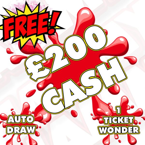 JAMMY ADVENT DAY 20 - £200 INSTANT CASH MAIN PRIZE MULTIWIN - 1 TICKET PER PERSON!